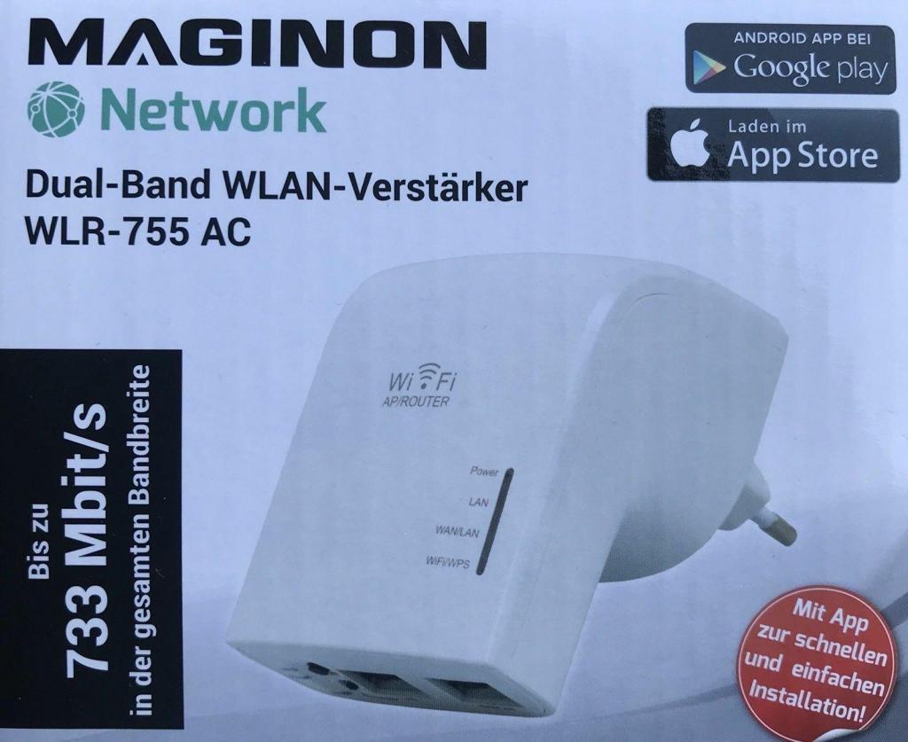 Maginon WLAN-Verstärker WLR 755-AC