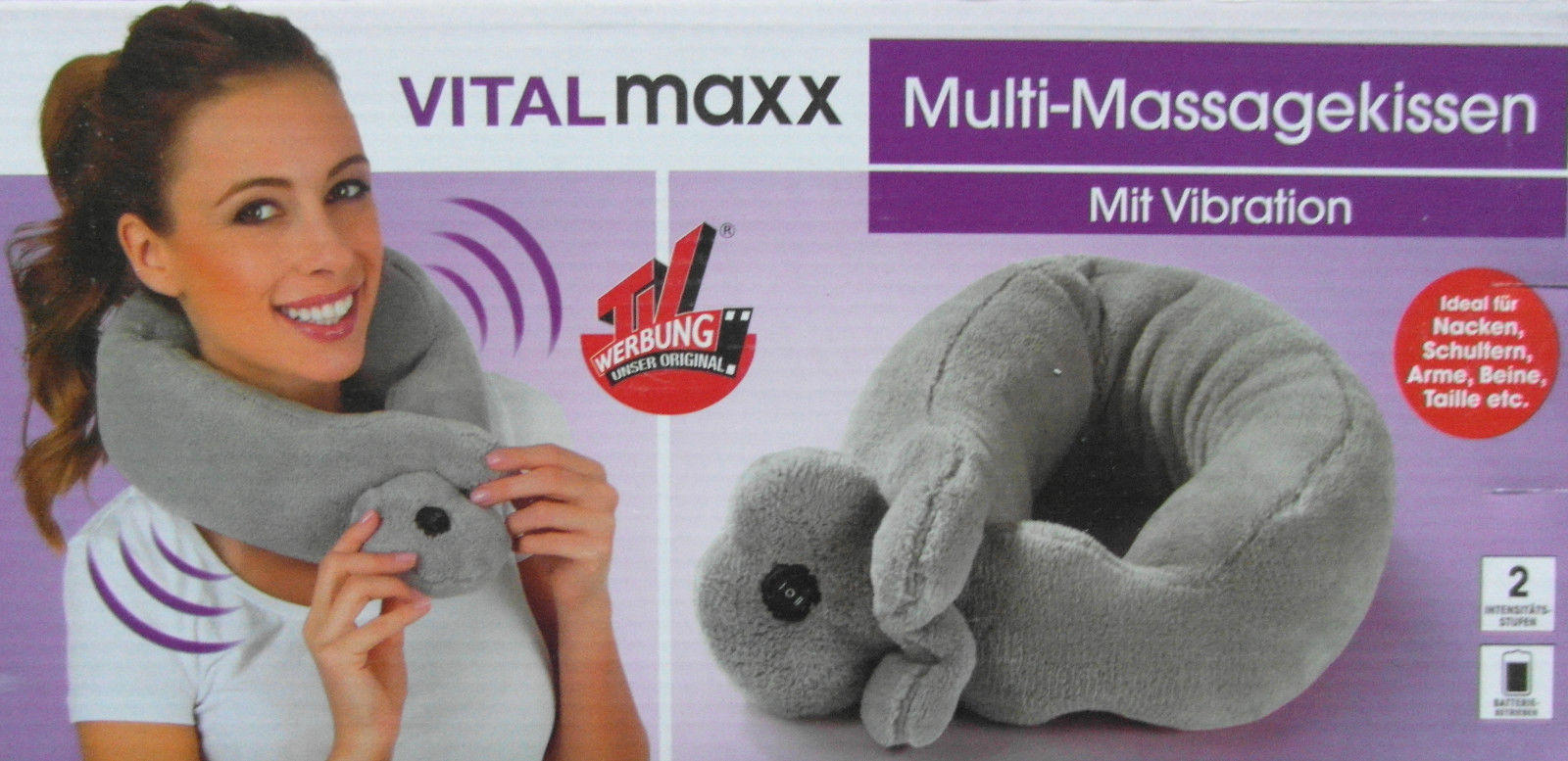 VITALmaxx Massagekissen Nacken 3V