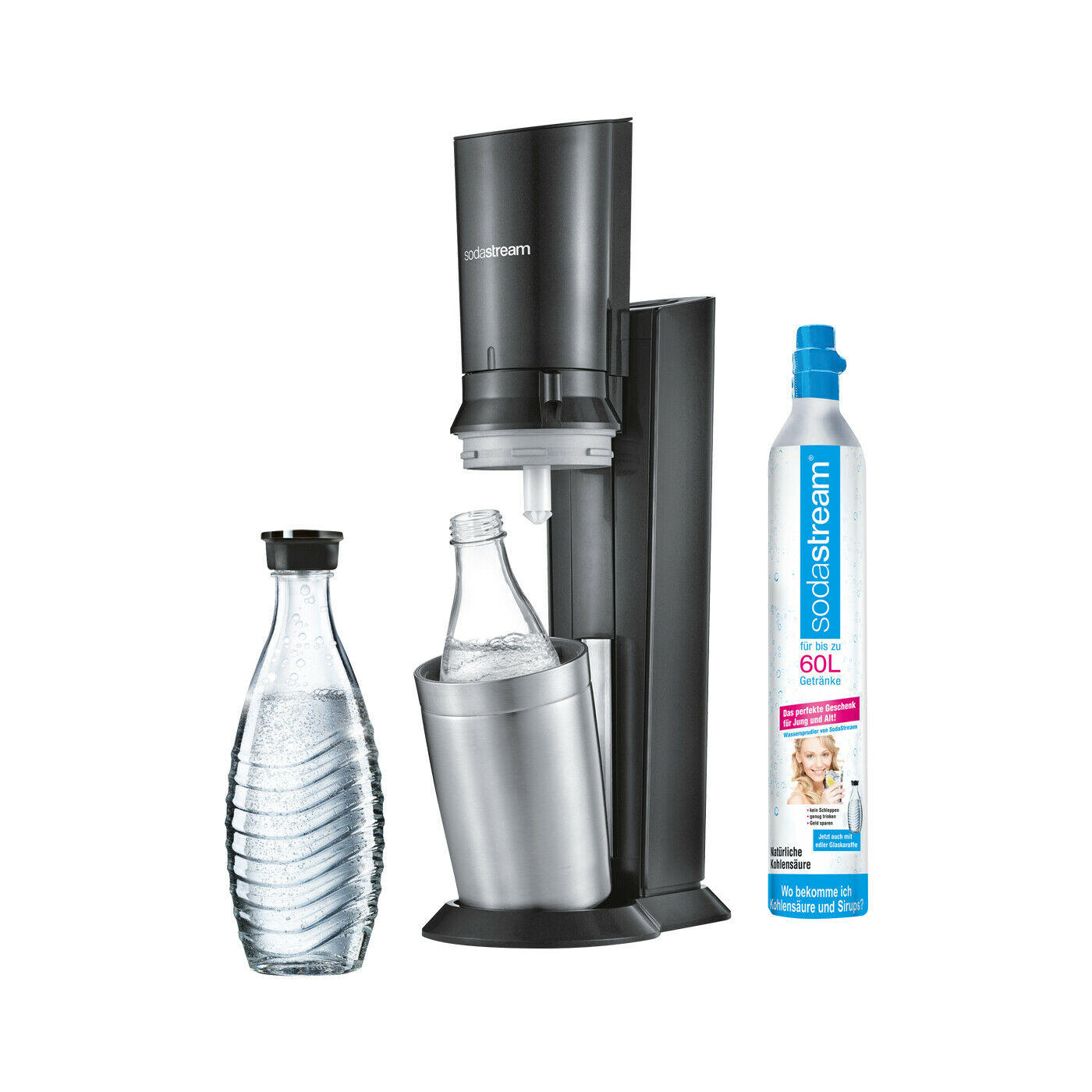 SODASTREAM Trinkwassersprudler CRYSTAL 2.0 Vorteilspack