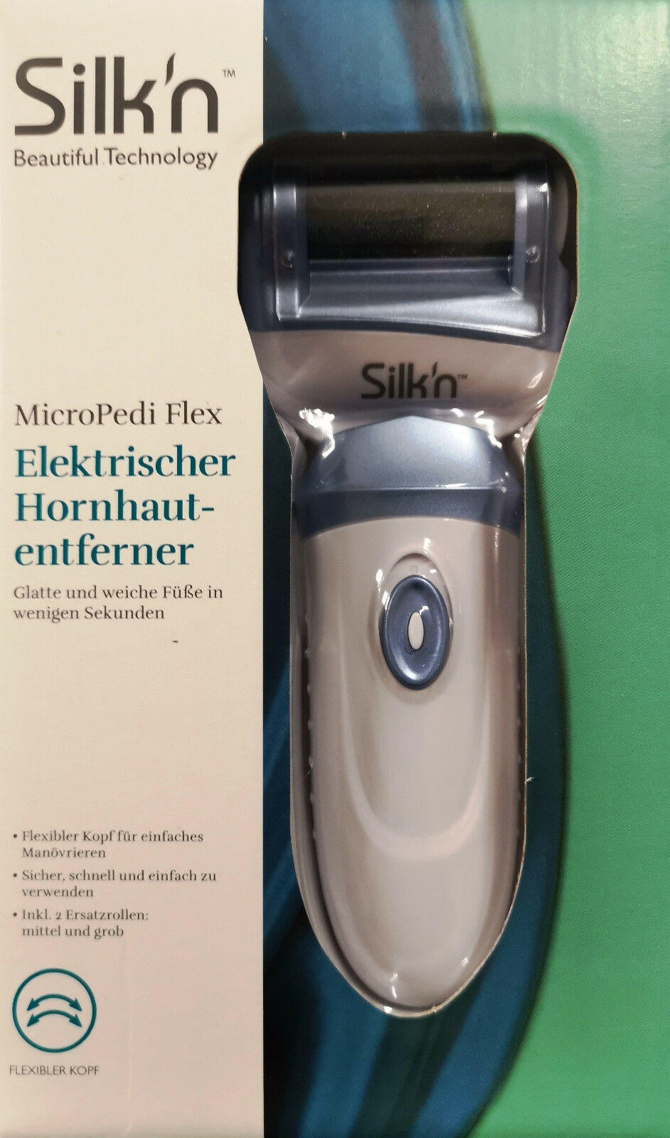Silk'n Elektrischer Hornhautentferner MicroPedi Flex