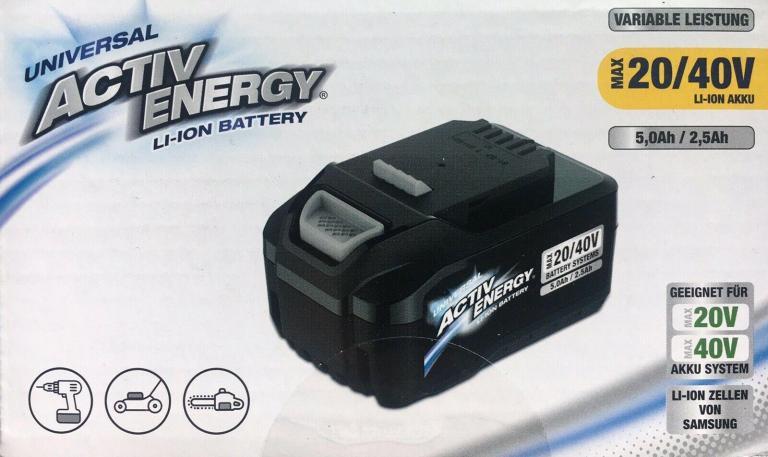 ACTIV ENERGY 20/40 V 5.0Ah 90Wh Li-Ion Akku für FERREX günstig kaufen