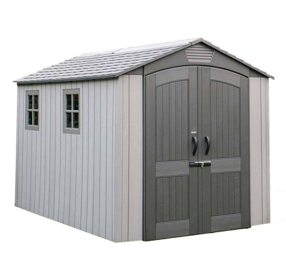Lifetime Kunststoff Geratehaus Terra 204x344 Cm Zum Knallerpreis Netto