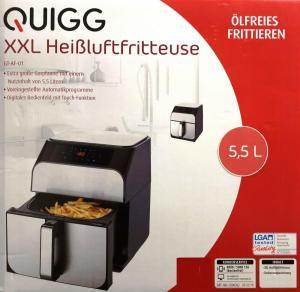 Read more about the article QUIGG XXL Heißluftfritteuse GT-AF-01 von Aldi billig online kaufen