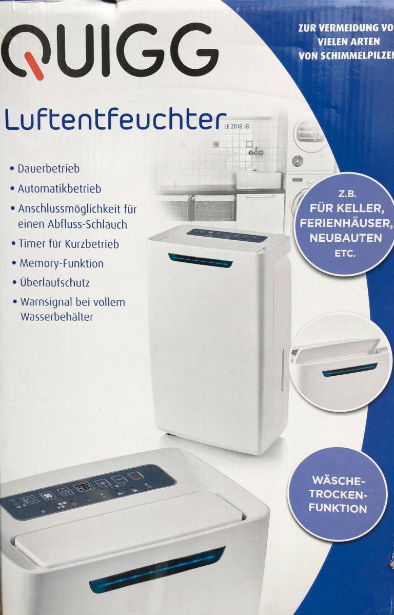 Quigg Luftentfeuchter von Aldi: Tests, Bewertung und Erfahrungen
