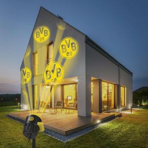 Read more about the article BVB LED-Motivstrahler 7,5W Schwarz mit Logo spottbillig kaufen (Netto)