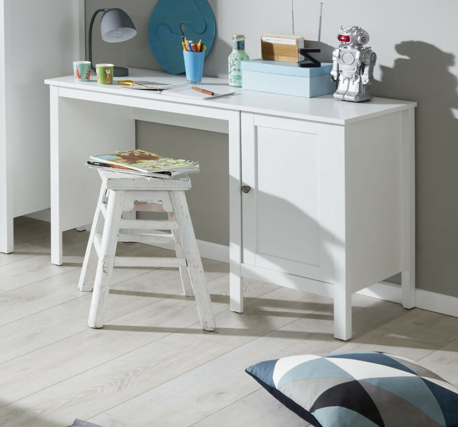Jugendzimmer Schreibtisch Ole extrem günstig kaufen (Aldi)
