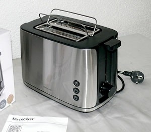 Read more about the article Lidl-Angebot ab 13.4.2023: Silvercrest STE 950 A1 Toaster aus Edelstahl
