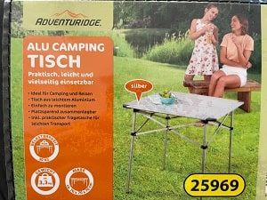 Read more about the article Super Angebot bei Aldi Süd: Hol dir den Adventuridge Alu-Campingtisch für nur 29,99€