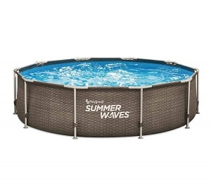 Summer Waves Active Frame Pool Rattan-Style