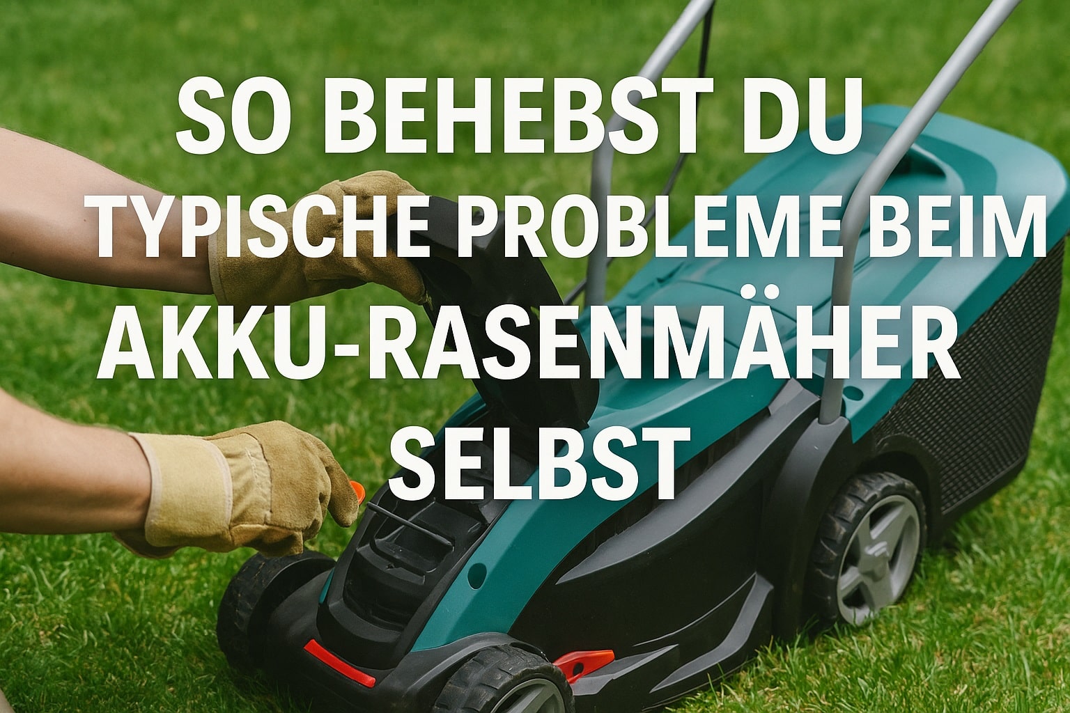Mehr über den Artikel erfahren So behebst du typische Probleme beim Akku-Rasenmäher selbst