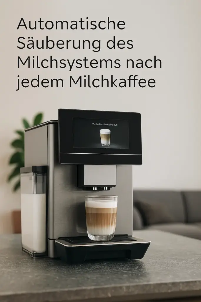 Siemens EQ900 mit AutoMilk Clean – automatische Milchsystem-Reinigung im Kaffeevollautomat Test Siemens 2025