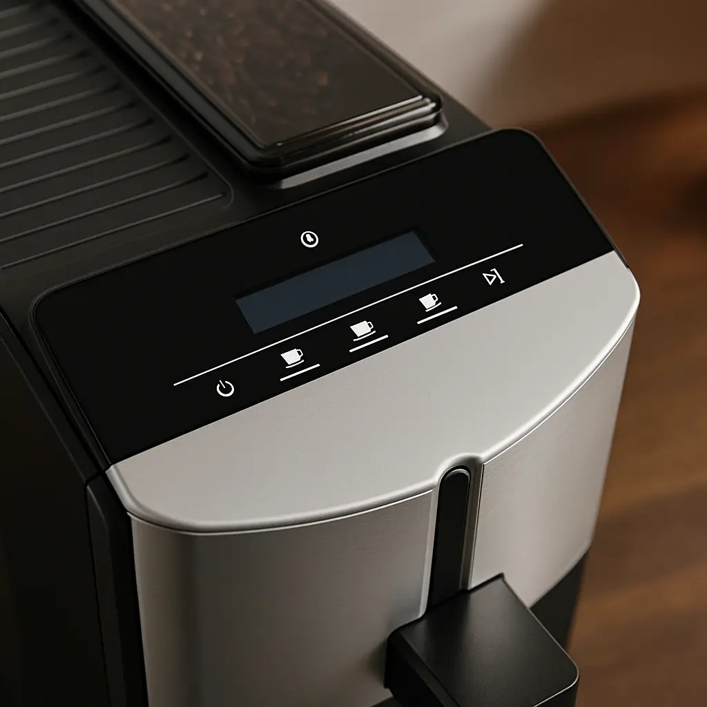 Siemens EQ.300 coffeeDirect Bedienfeld mit Zwei-Tassen-Funktion – einfache Handhabung im Kaffeevollautomat Test Siemens 2025