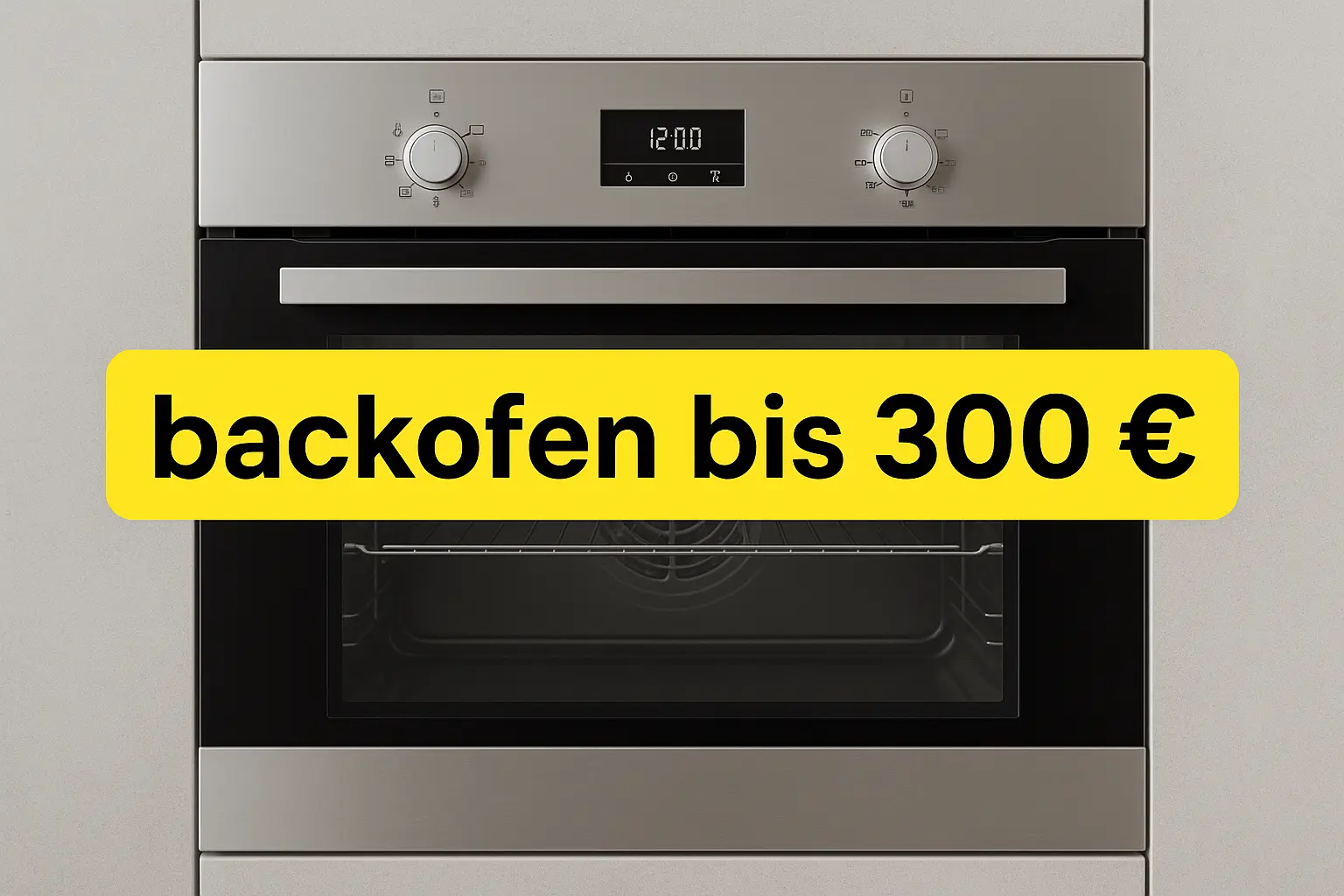 Mehr über den Artikel erfahren Backofen bis 300 Euro – günstige Modelle im Vergleich
