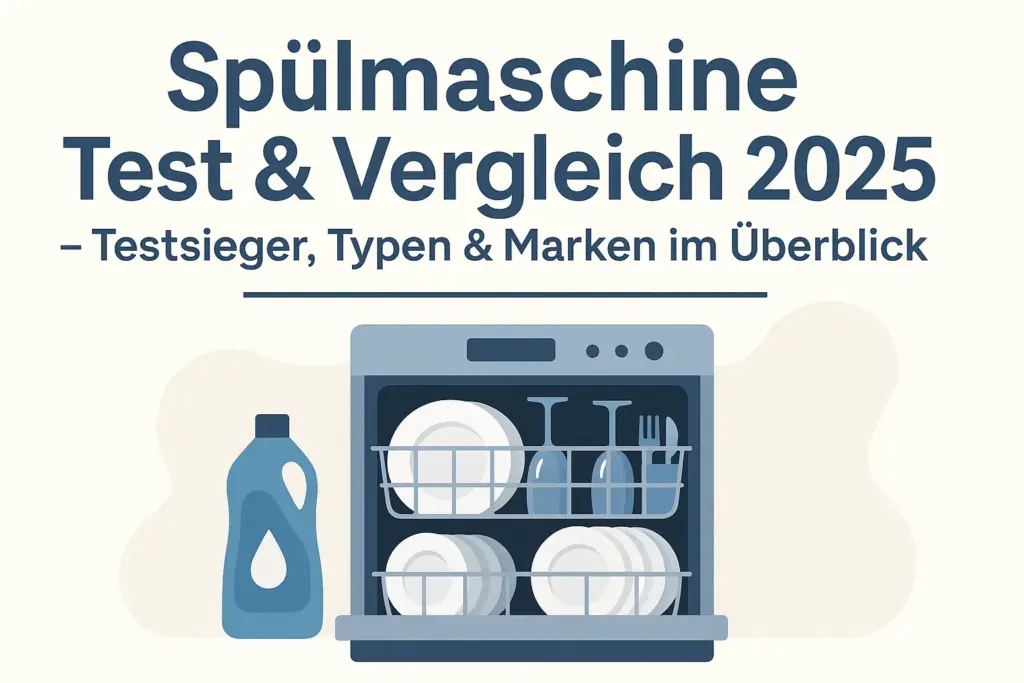 Spülmaschine Test & Vergleich 2025 – Testsieger, Typen & Marken im Überblick