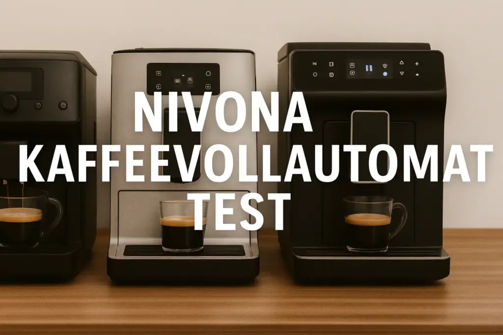 Nivona Kaffeevollautomat Test – Drei moderne Modelle auf Holztheke