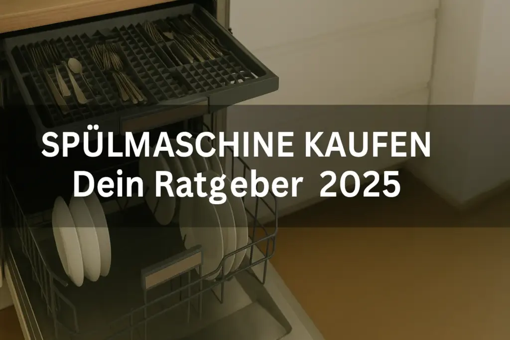 Moderne Spülmaschine in heller Küche – Kaufratgeber 2025 mit Tipps und Vergleich