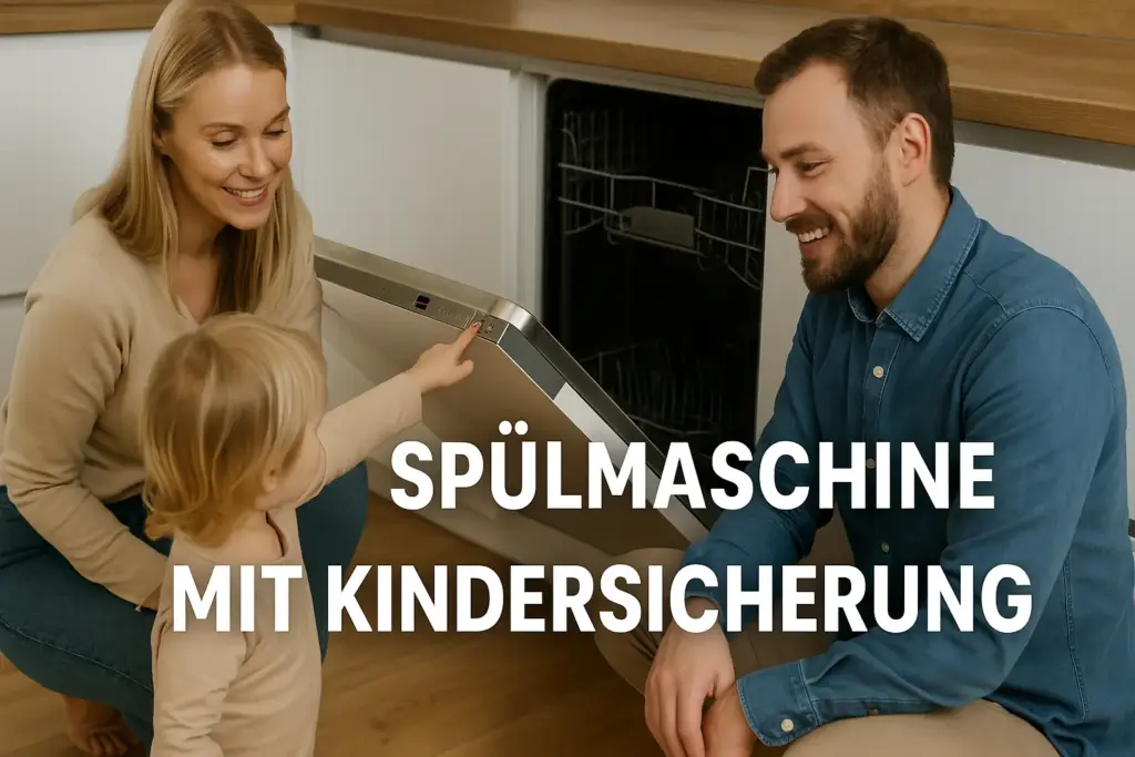 Kindersichere Spülmaschine in moderner Küche – Sicherheit für die ganze Familie