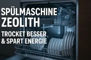 Moderne Spülmaschine mit Zeolith-Trocknung – trocknet besser und spart Energie