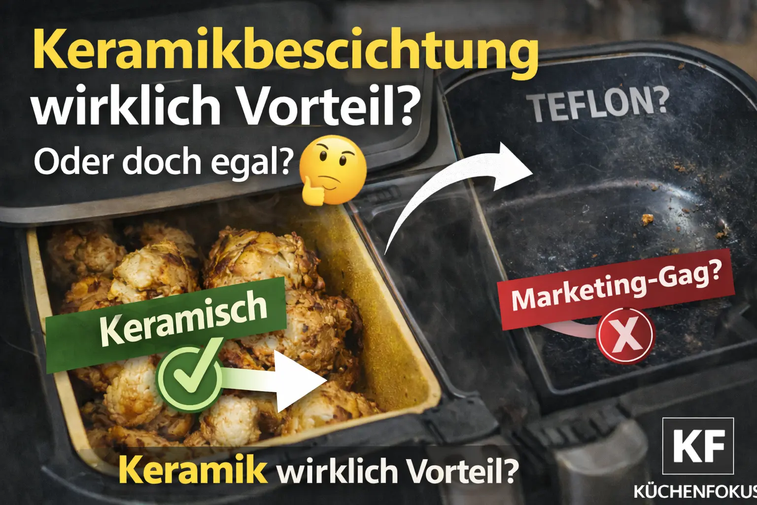 Mehr über den Artikel erfahren COSORI Turbo Tower Pro: Bringt die Keramikbeschichtung wirklich einen Vorteil?
