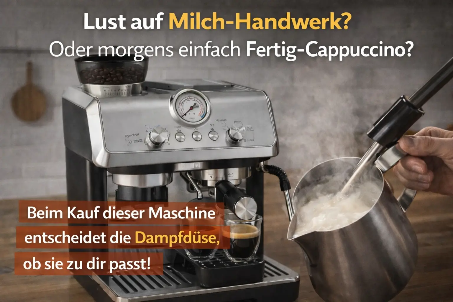 Mehr über den Artikel erfahren Die Dampflanze entscheidet hier mehr als der Espresso: Für wen die La Specialista Arte wirklich passt