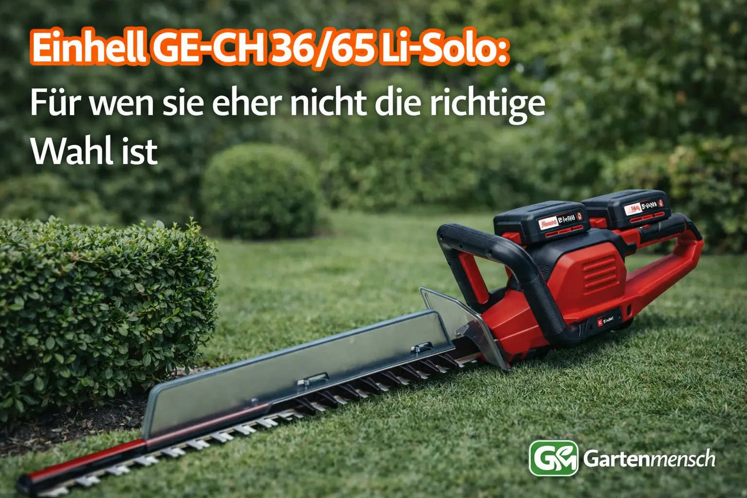 Mehr über den Artikel erfahren Einhell GE-CH 36/65 Li-Solo: Für wen sie eher nicht die richtige Wahl ist