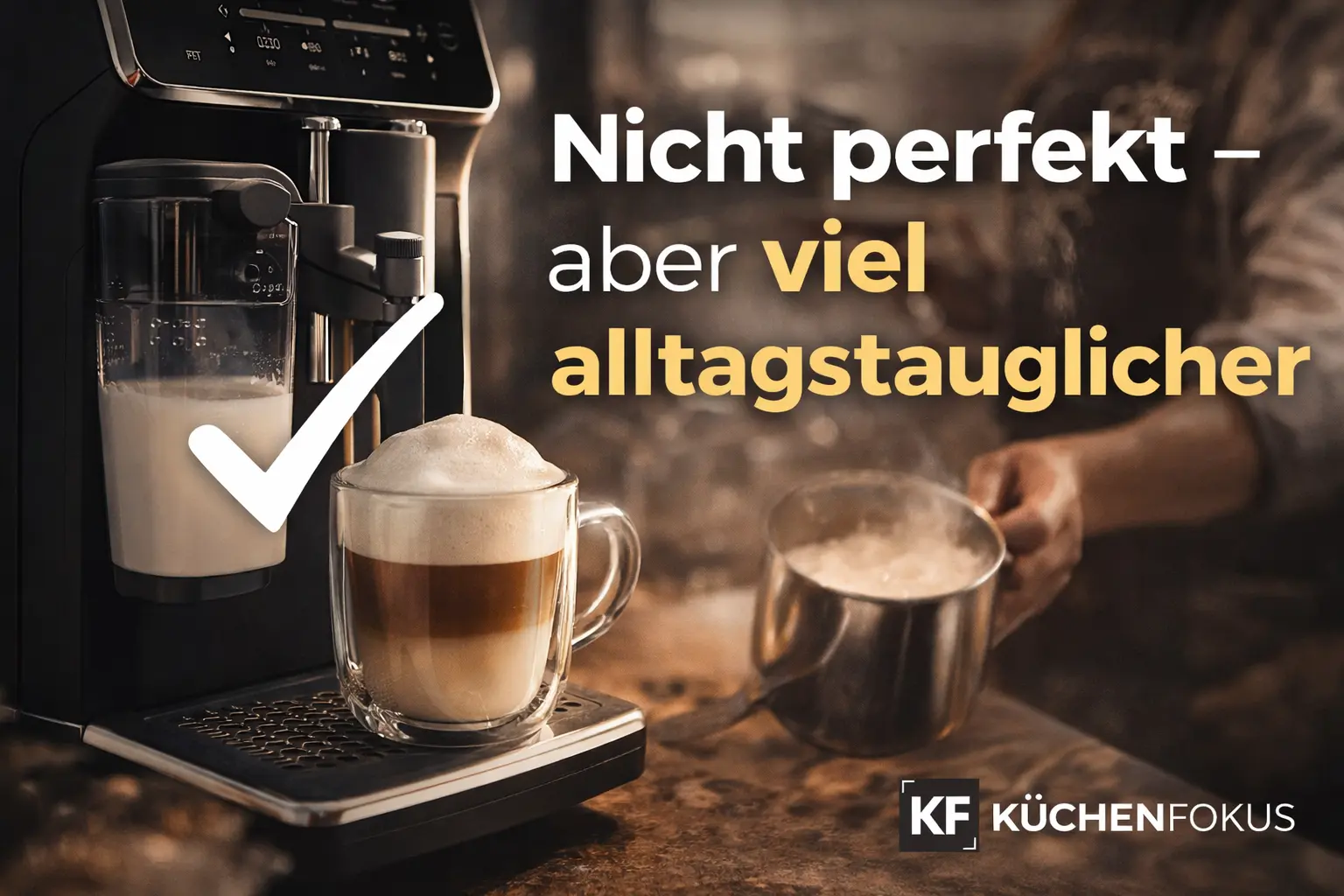 Mehr über den Artikel erfahren Warum LatteGo bei der Philips 3300 im Alltag mehr wert sein kann als perfekter Milchschaum