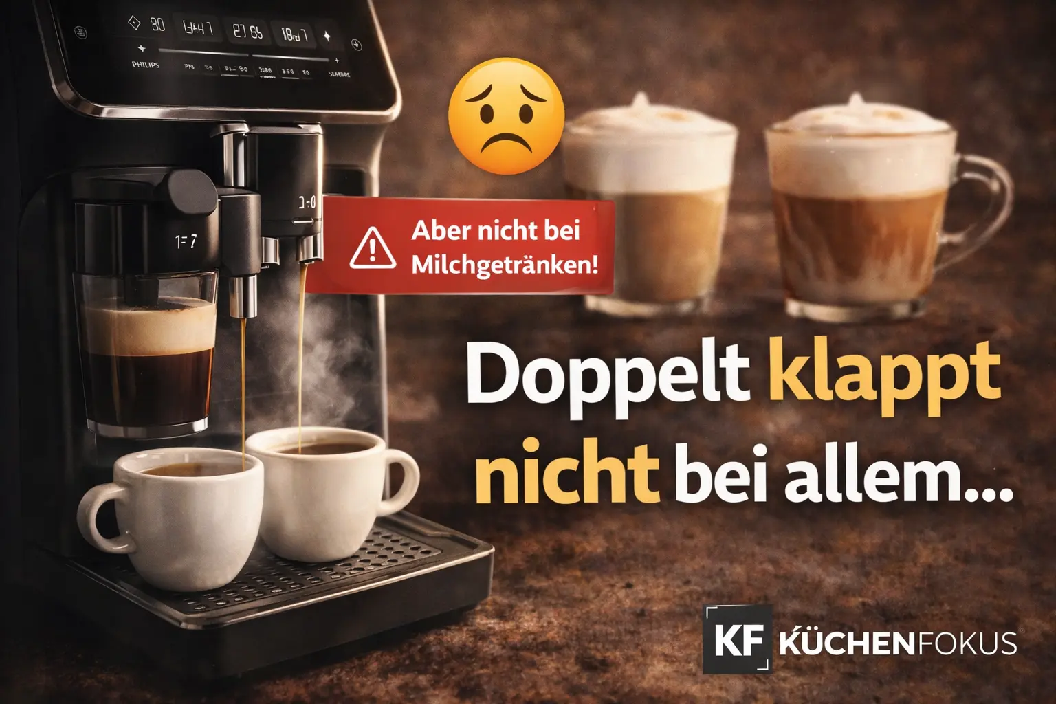 Mehr über den Artikel erfahren Zwei Tassen, aber nicht für alles: Der übersehene Alltagshaken beim Philips 3300 LatteGo